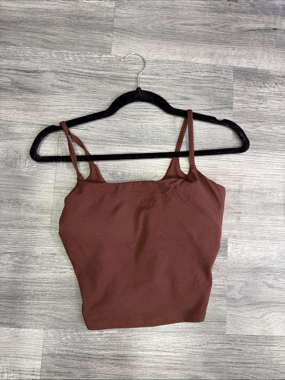 Oner Active soft motion Rust Brown Square-Neck Camisole